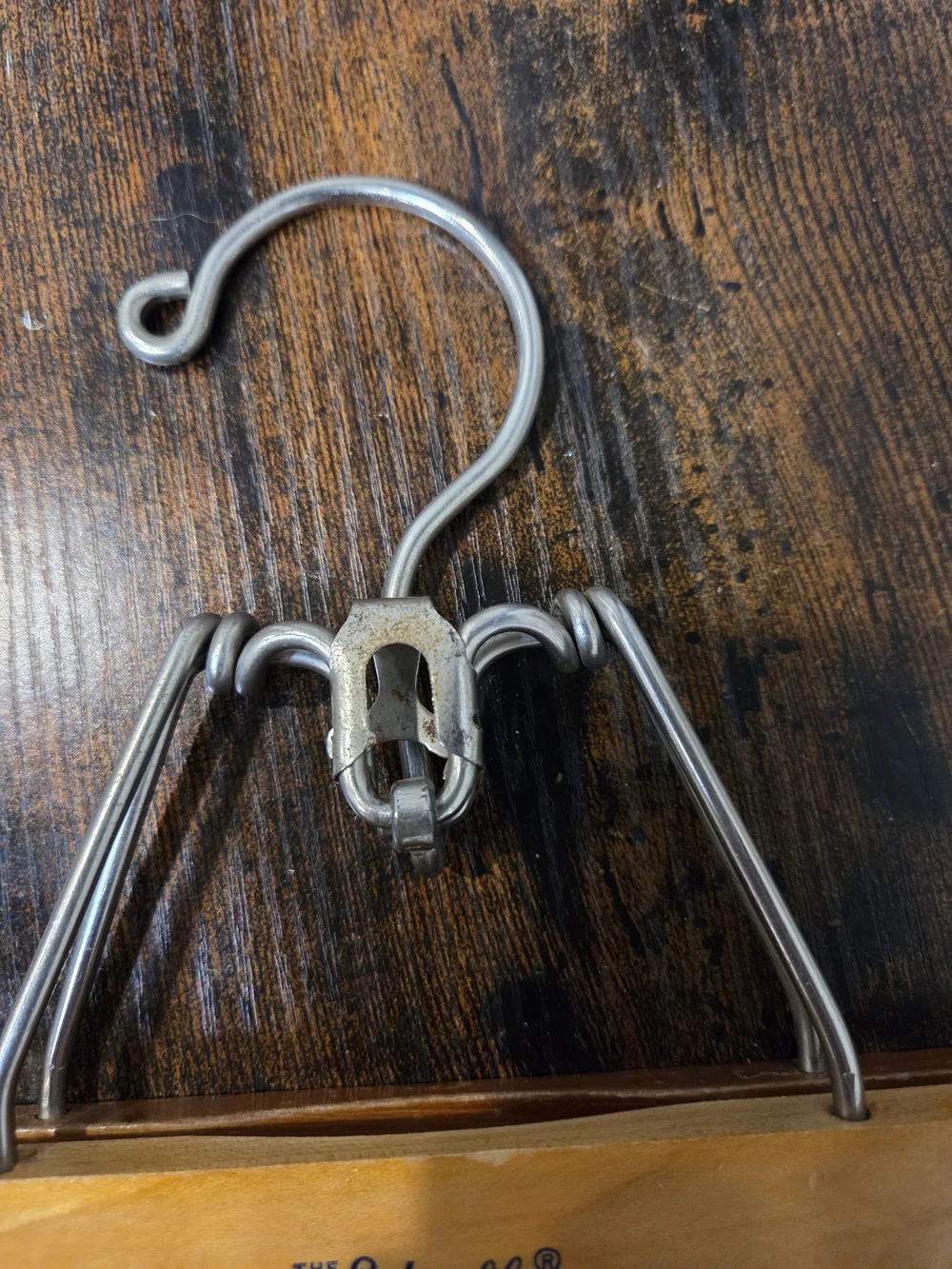 Vintage Setwell Pants Hanger Wooden excellent condition 1940s